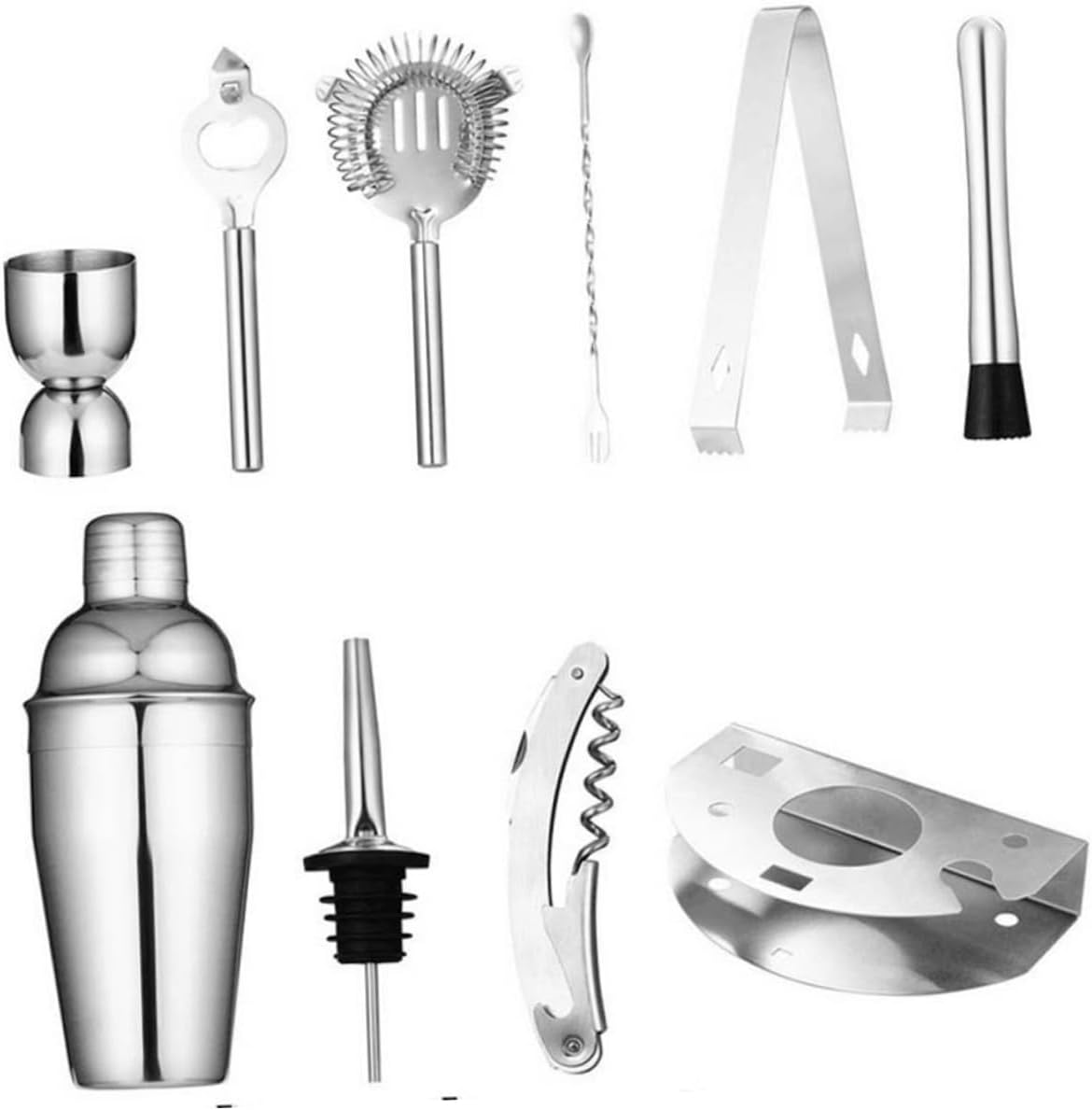 Luxshiny Stainless Steel Cocktail Shaker Set