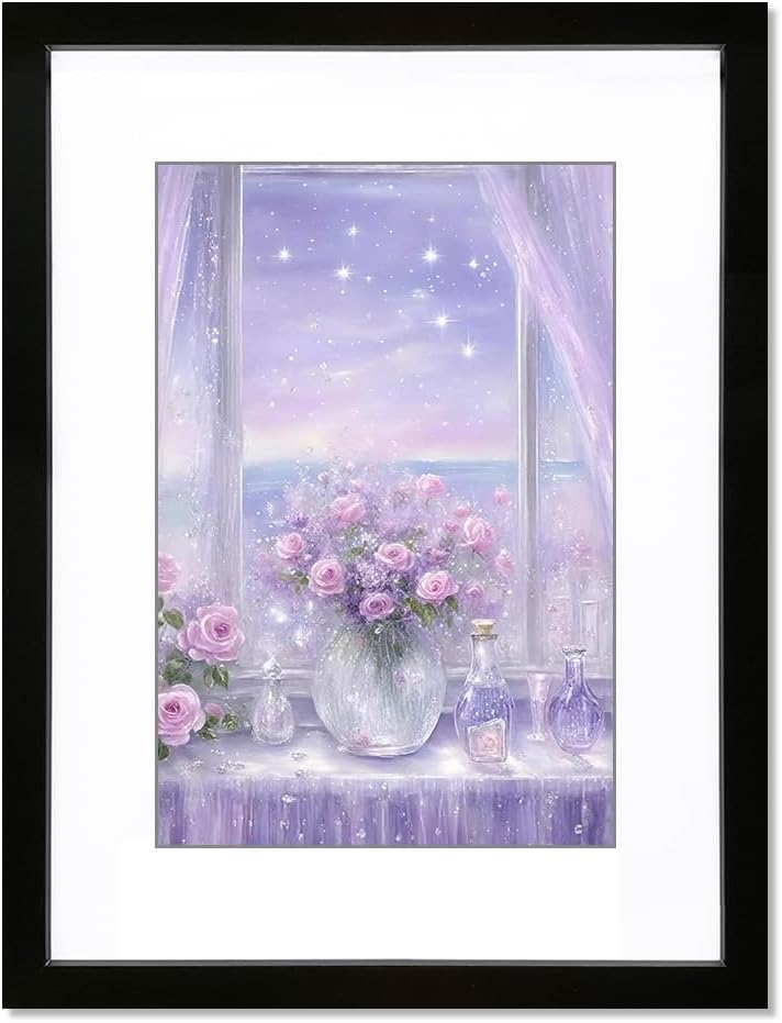 THREELOVE 20x27 Frame Black for 16x24 or 20x27 Pictures
