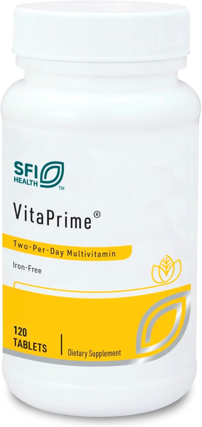 VitaPrime Iron Free Multivitamin for Women & Men - 120 Tablets