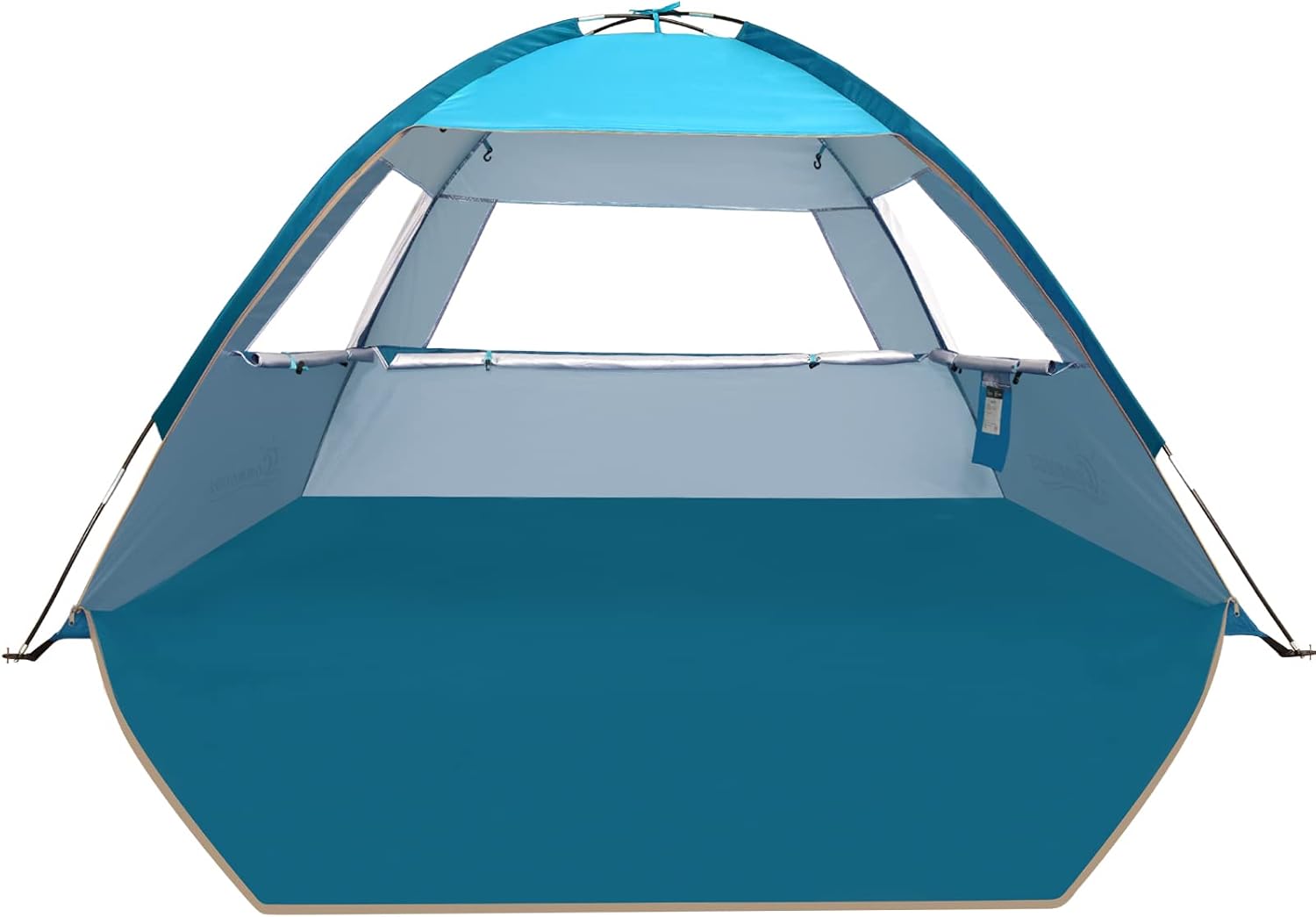 COMMOUDS Beach Tent Sun Shade for 3-10 Person with UPF 50