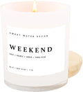 Weekend Candle - Soy Citrus Grapefruit Sage Scented Jar