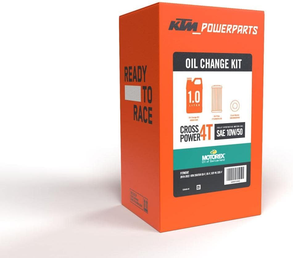 KTM Oil Change Kit 10W/50 6-pack for Ready to Race Performance