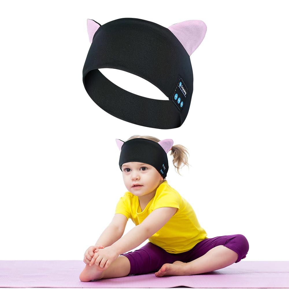 Wireless Adjustable Headband Kids Headphones by SYPVRY