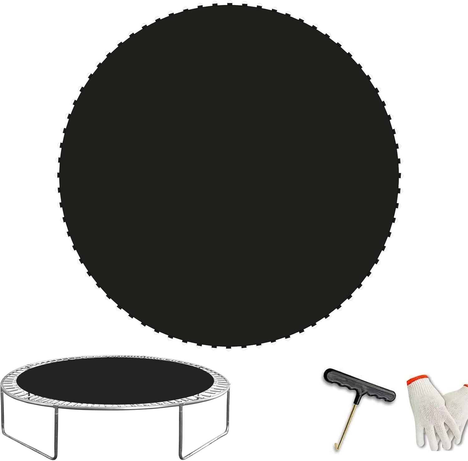 Durable Replacement Trampoline Mat for 12/14/15ft Round Trampolines