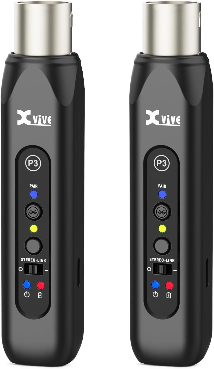 Xvive P3D Wireless XLR Bluetooth Receiver for Mixers and PA Systems