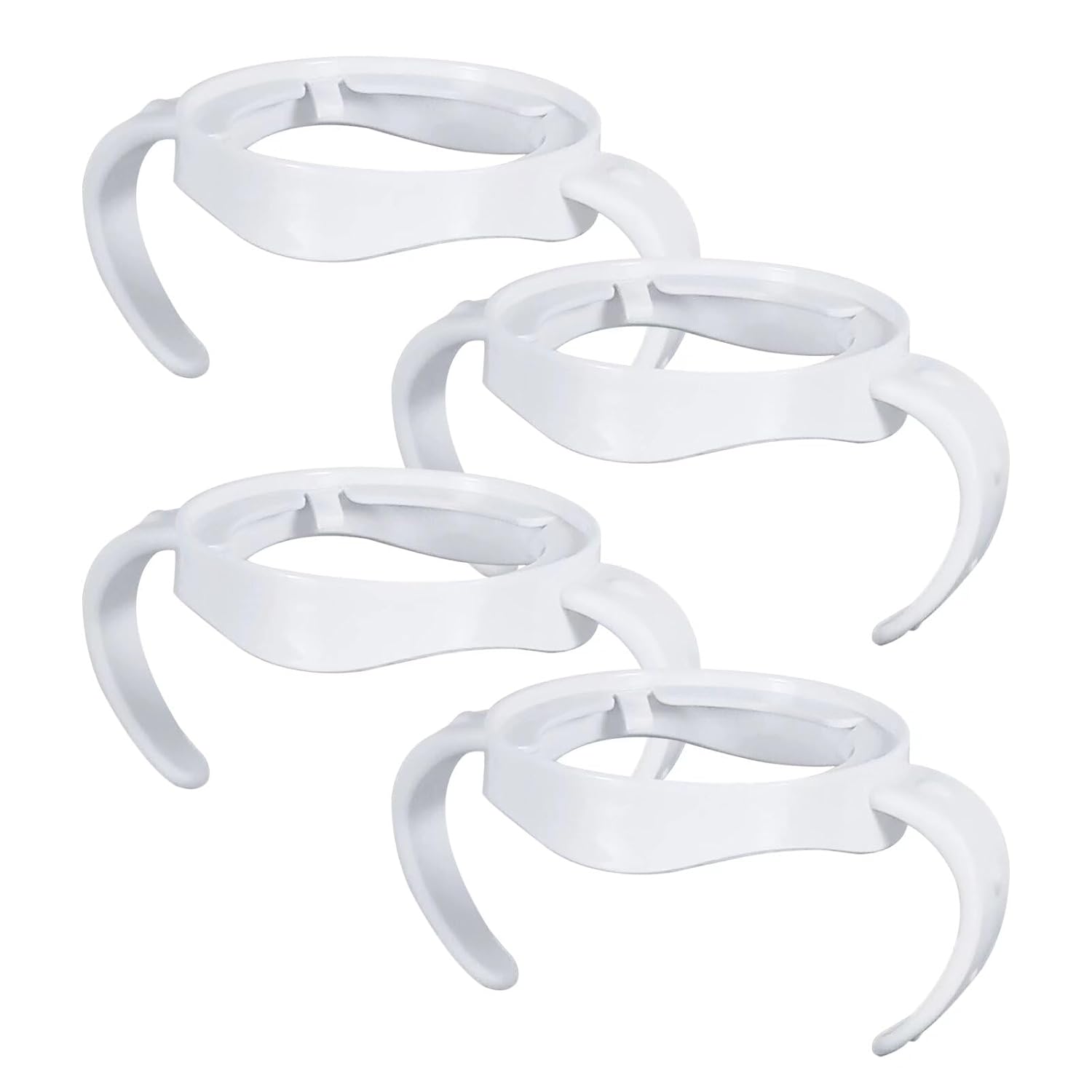 Secure Grip 4 Pack Baby Bottle Handles - Easy Comfort Hold