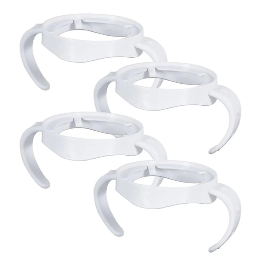 Secure Grip 4 Pack Baby Bottle Handles - Easy Comfort Hold