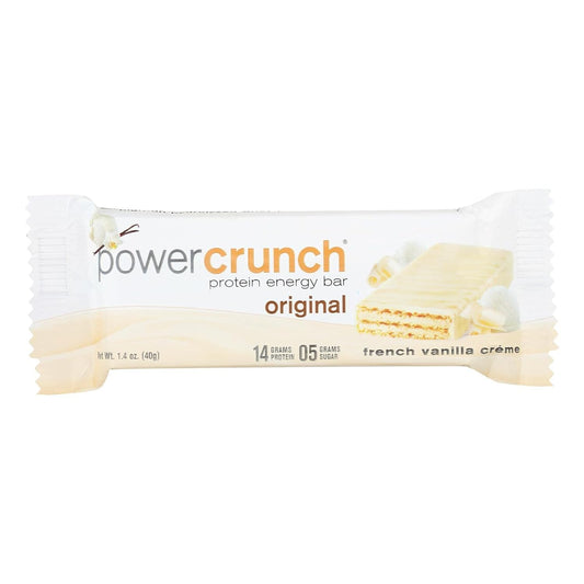 Power Crunch French Vanilla Protein Bars - Case of 12