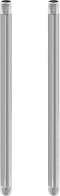 GeilSpace 1/2 in x 36 in Stainless Steel Pipe Nipple - Heavy Duty Pair
