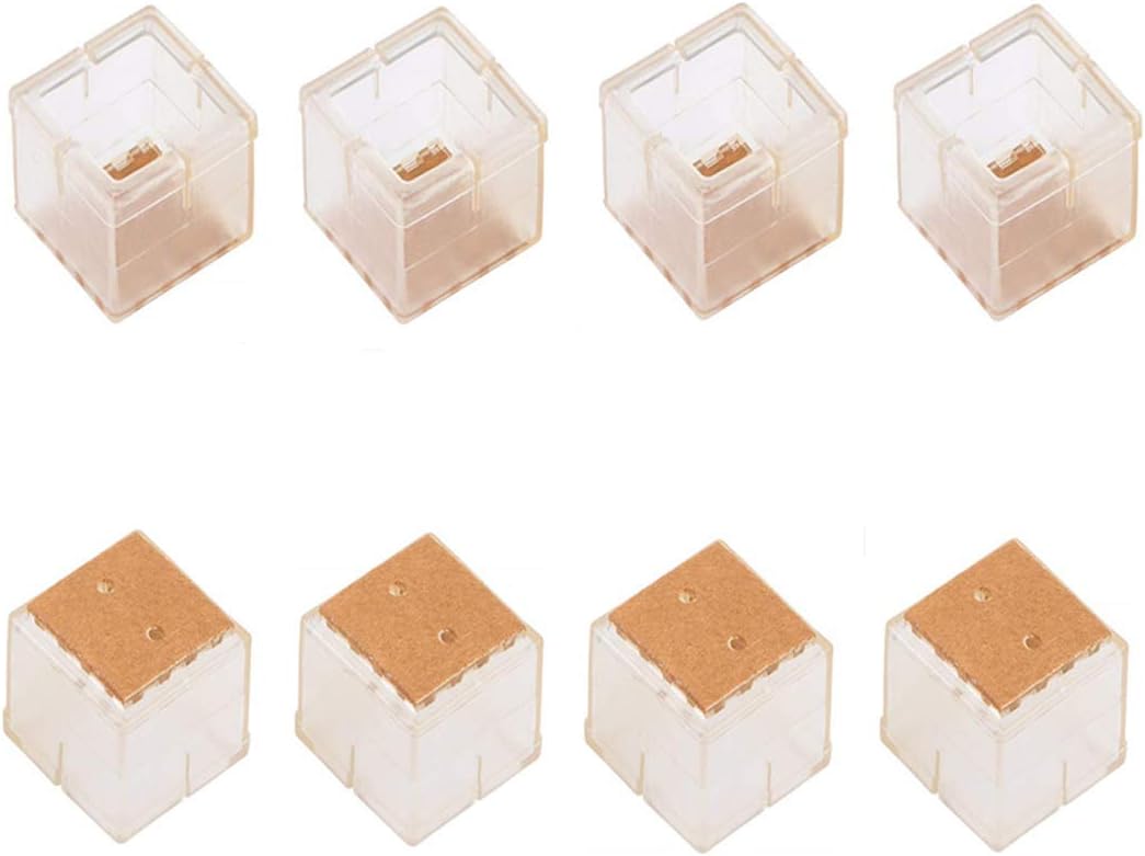 Non-Slip Silicone Chair Leg Protectors - Set of 8