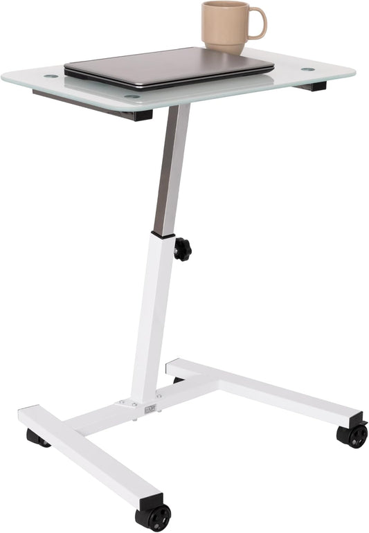 Seville Classics Airlift Mobile Height Adjustable Laptop Stand