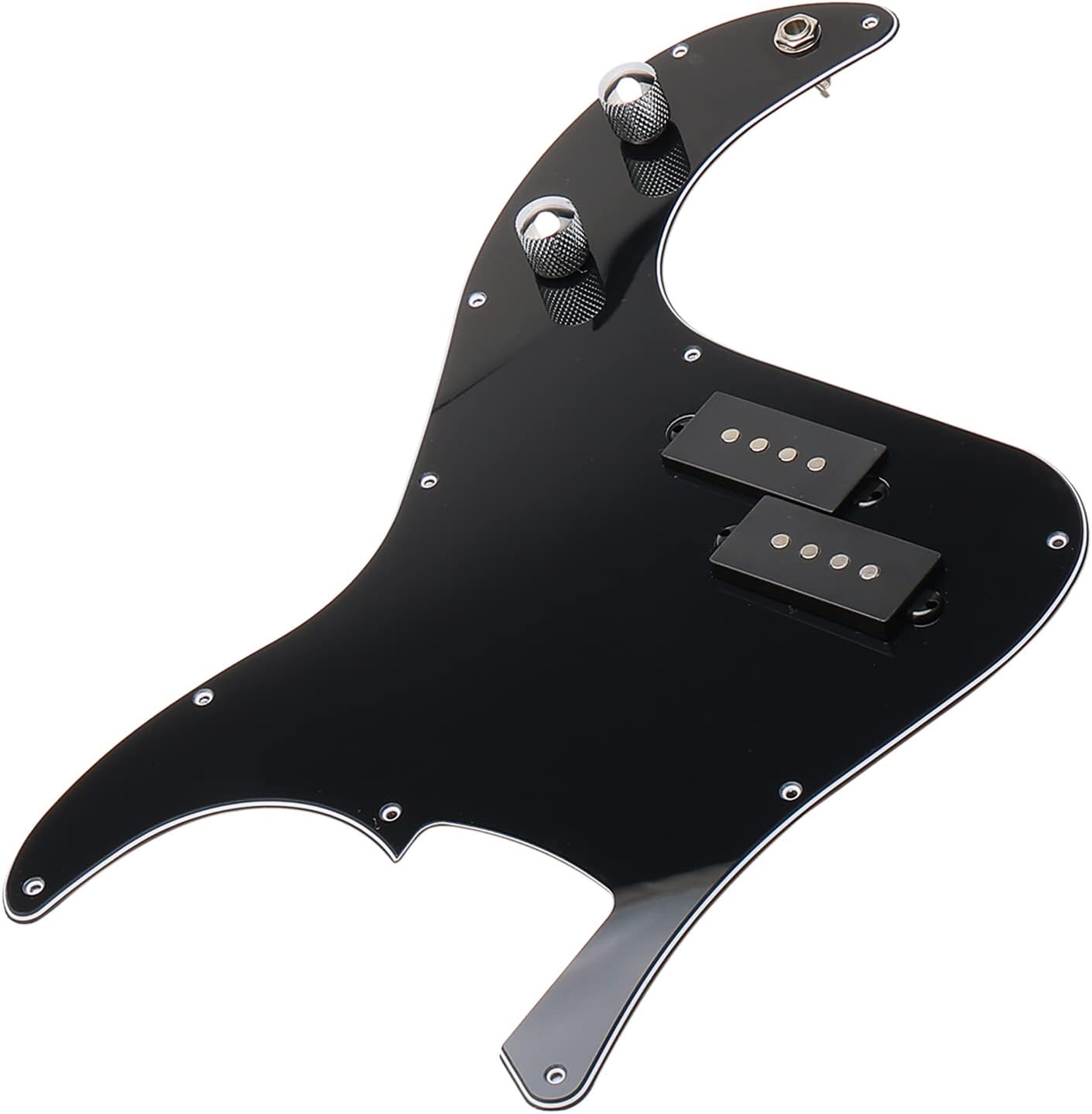 Enhance Bass Tone: JIUWU Loaded Pickguard in Black