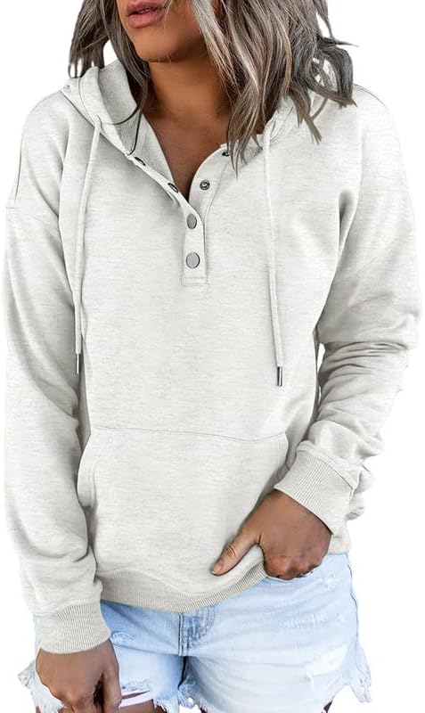 Dokotoo Womens Hoodies Casual Long Sleeve Pullover Sweatshirt