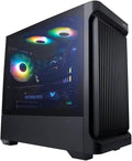mATX Case with Tempered Glass Side Panel - Compact Airflow Chassis