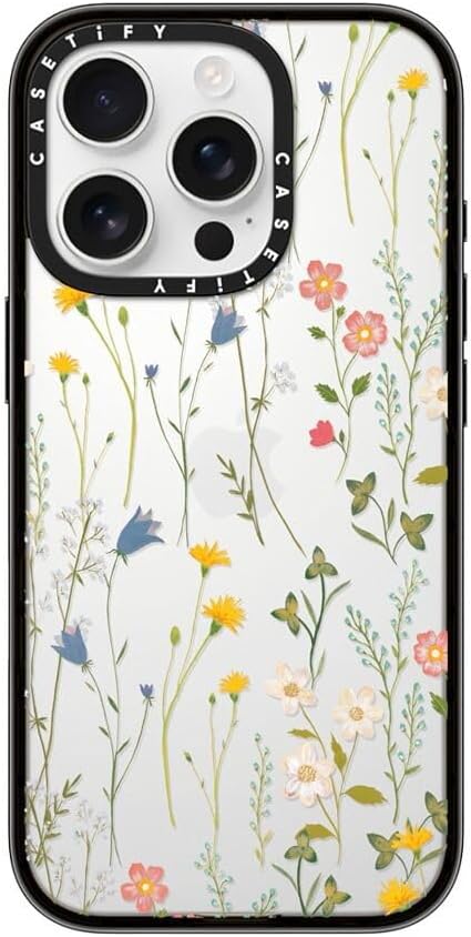 CASETiFY Compact iPhone 16 Pro Case with Dreamy Floral Design