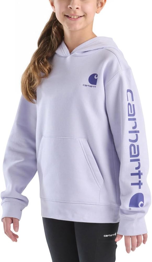 Carhartt Kid's CA7131 Long-Sleeve Graphic Sweatshirt for Girls
