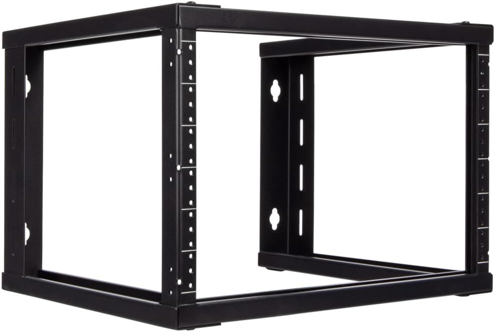 NavePoint 6U Wall Mount Open Frame Server Rack for Equipment