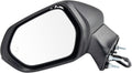 TRQ Driver Side Heated Power Mirror Paint to Match with Blind Spot