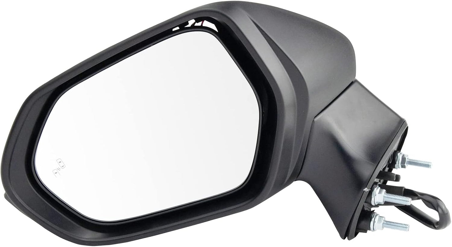TRQ Driver Side Heated Power Mirror for 2020-2022 Toyota Corolla