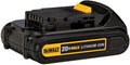 DEWALT 20V MAX Battery Compact 1.5Ah (DCB201) - Lightweight Power