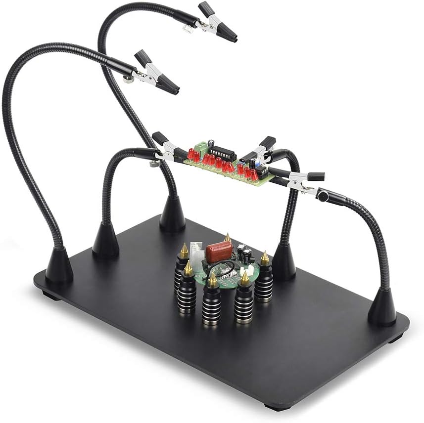 NOEVSBIG Magnetic Helping Hands Soldering Station for Precision Tasks