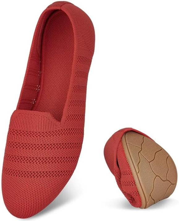 Puxowe Flats for Women: Comfortable Round Toe Ballet Shoes