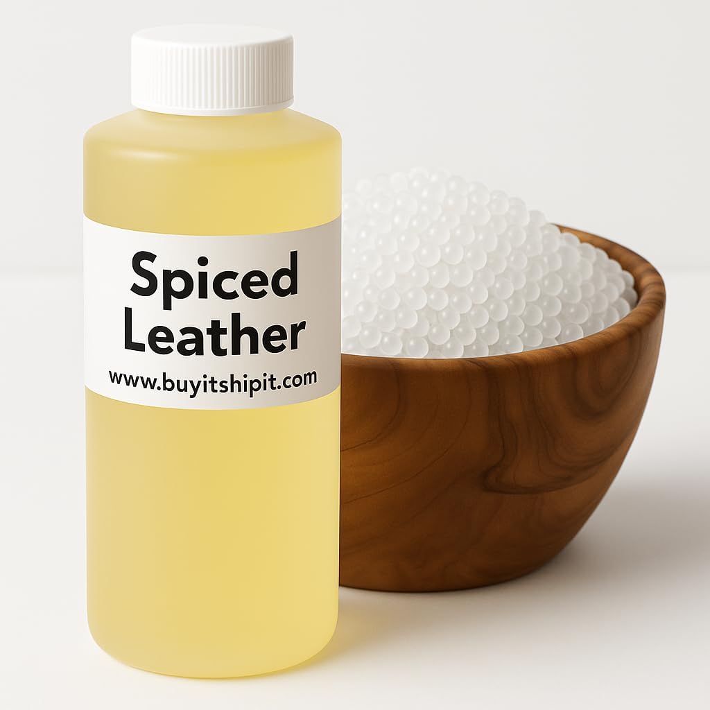Spiced Leather Fragrance for Candles, Diffusers, and Freshies