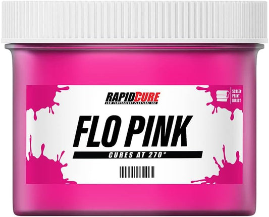 Rapid Cure Screen Printing Ink Fluorescent Pink for Vibrant Designs