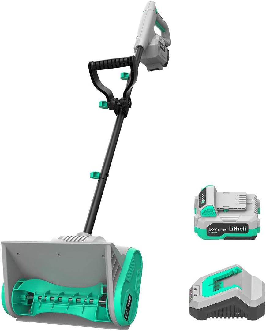 Litheli Cordless Snow Shovel for Effortless Snow Removal