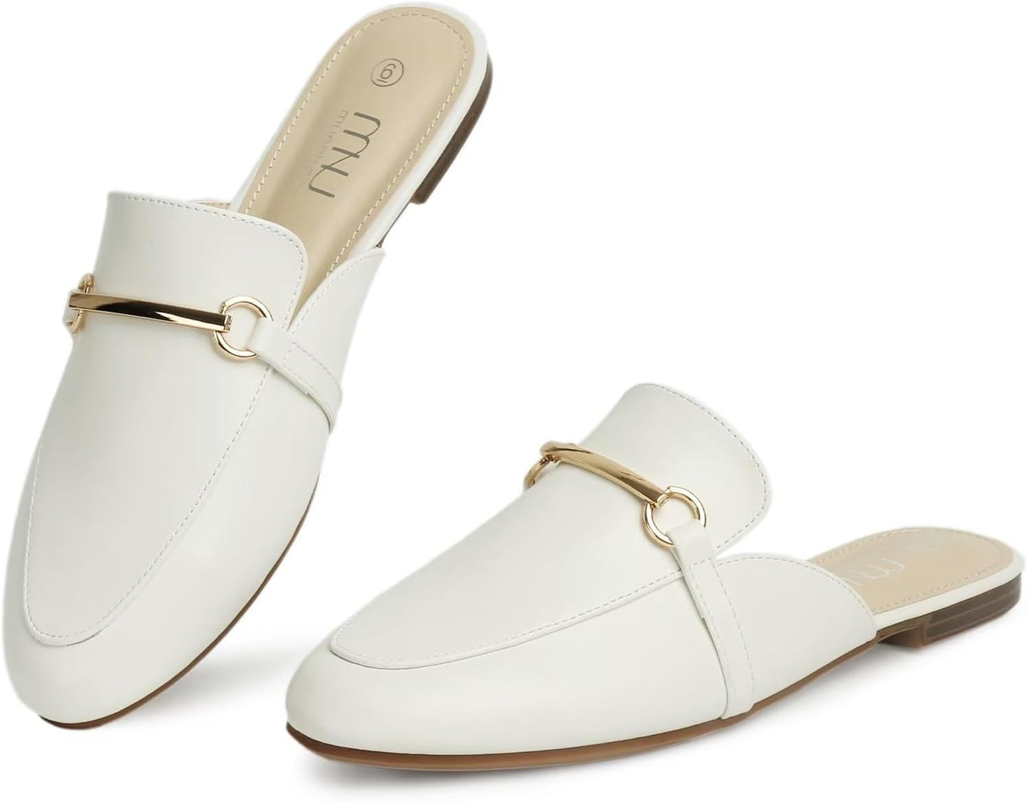 MUSSHOE Comfortable Slip on Women Mules Flats Shoes for Style