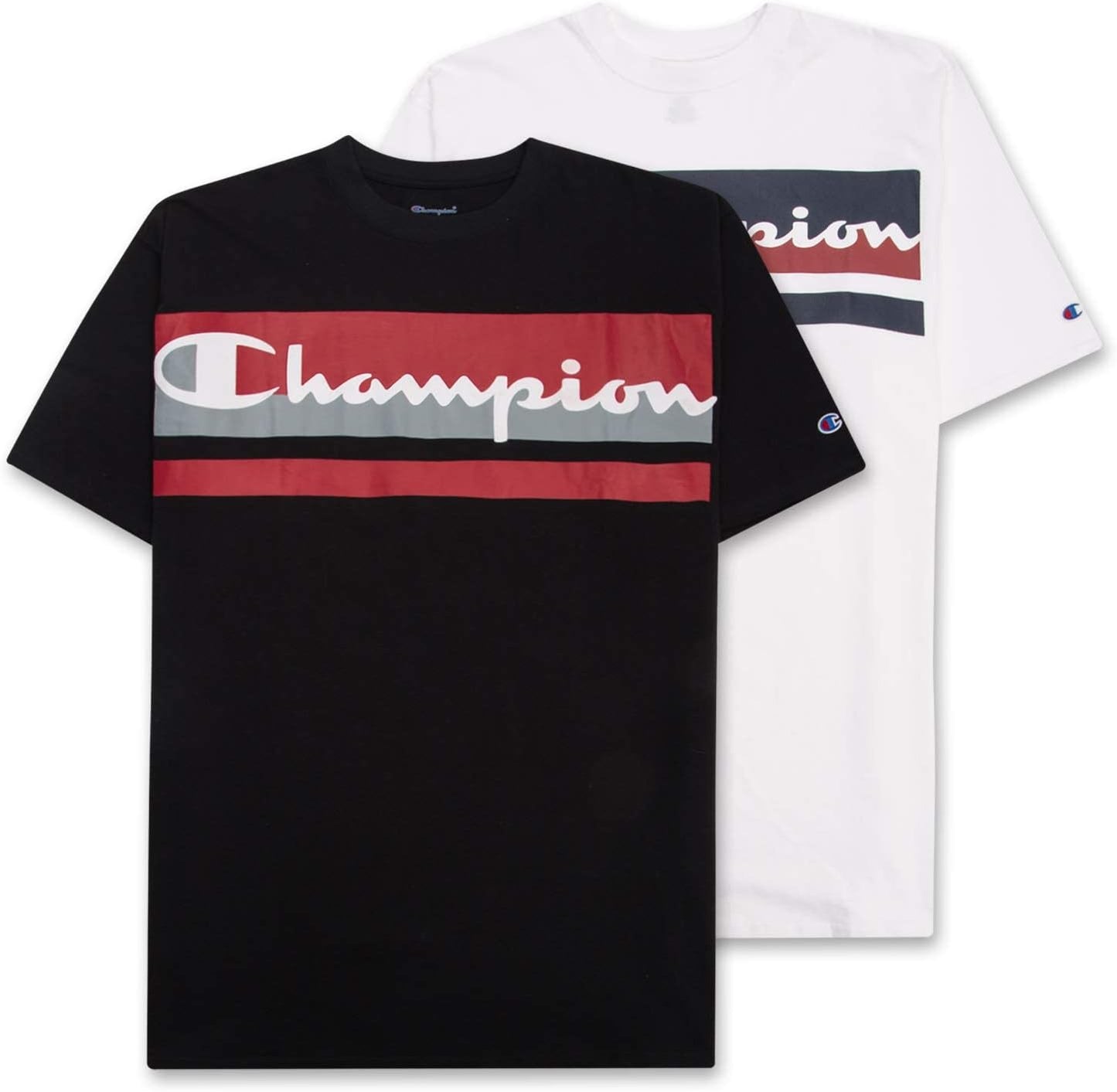 Champion Big and Tall T Shirts for Men - 2 Pack Graphic Tees