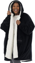 Sherpa Lined Wearable Blanket Original - Oversized Hooded Zip