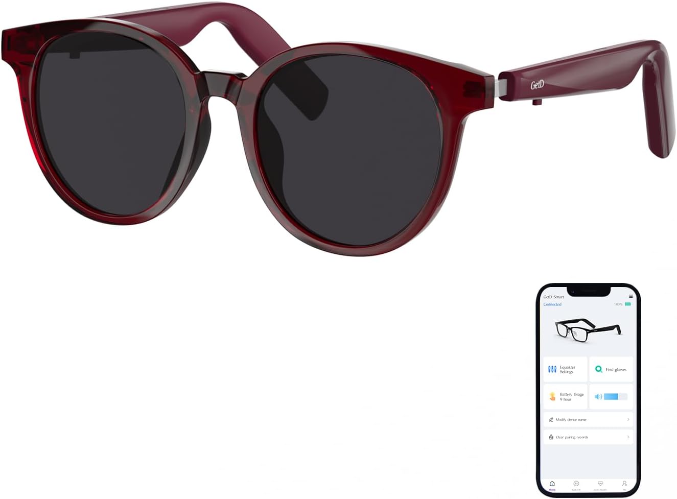 GetD Smart Sunglasses: Music, Translation, Voice Control