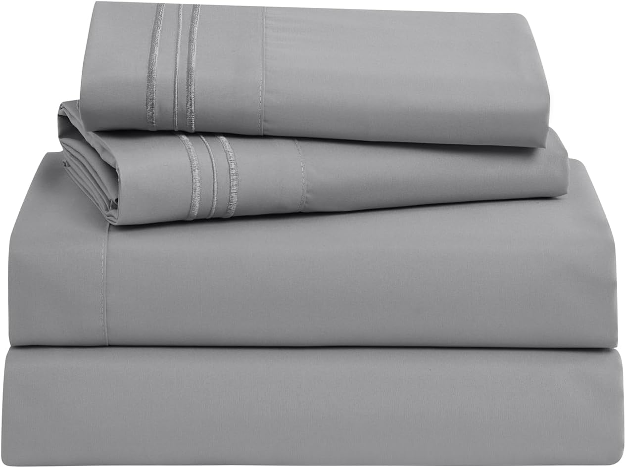 Clara Clark Bed Sheets Set - Premier 1800 Series Luxury Soft