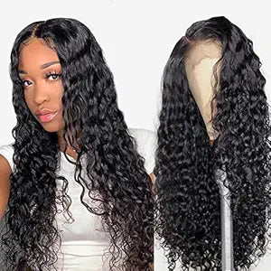 Alibeauty 134 Lace Front Wigs for Black Women - 14 inch Water Wave