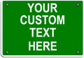 Custom Personalized Aluminum Weatherproof Metal Sign 24x18in