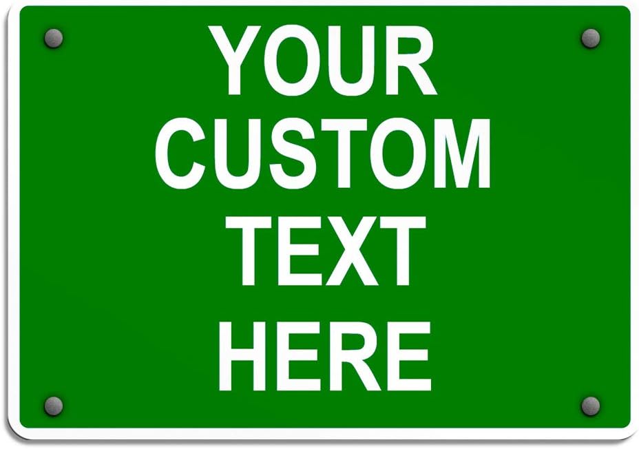 Custom Personalized Aluminum Weatherproof Metal Sign 24x18in