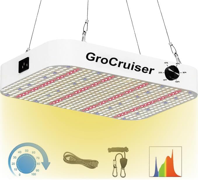 600W Dimmable Grow Light for Indoor Plants with Daisy Chain