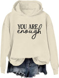 You Are Enough Tshirt Men Unisex Cotton Hoodie - Soft Fit
