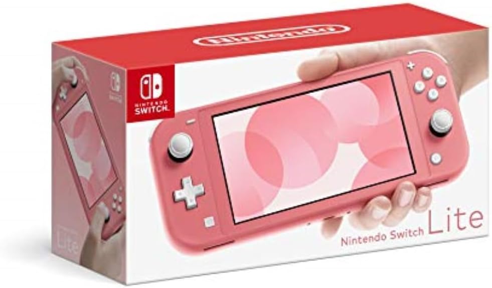 Nintendo Switch Lite - Compact Handheld Gaming System in Coral