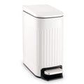 Small Bathroom Trash Can with Lid 1.6 Gallon - Slim Soft-Close