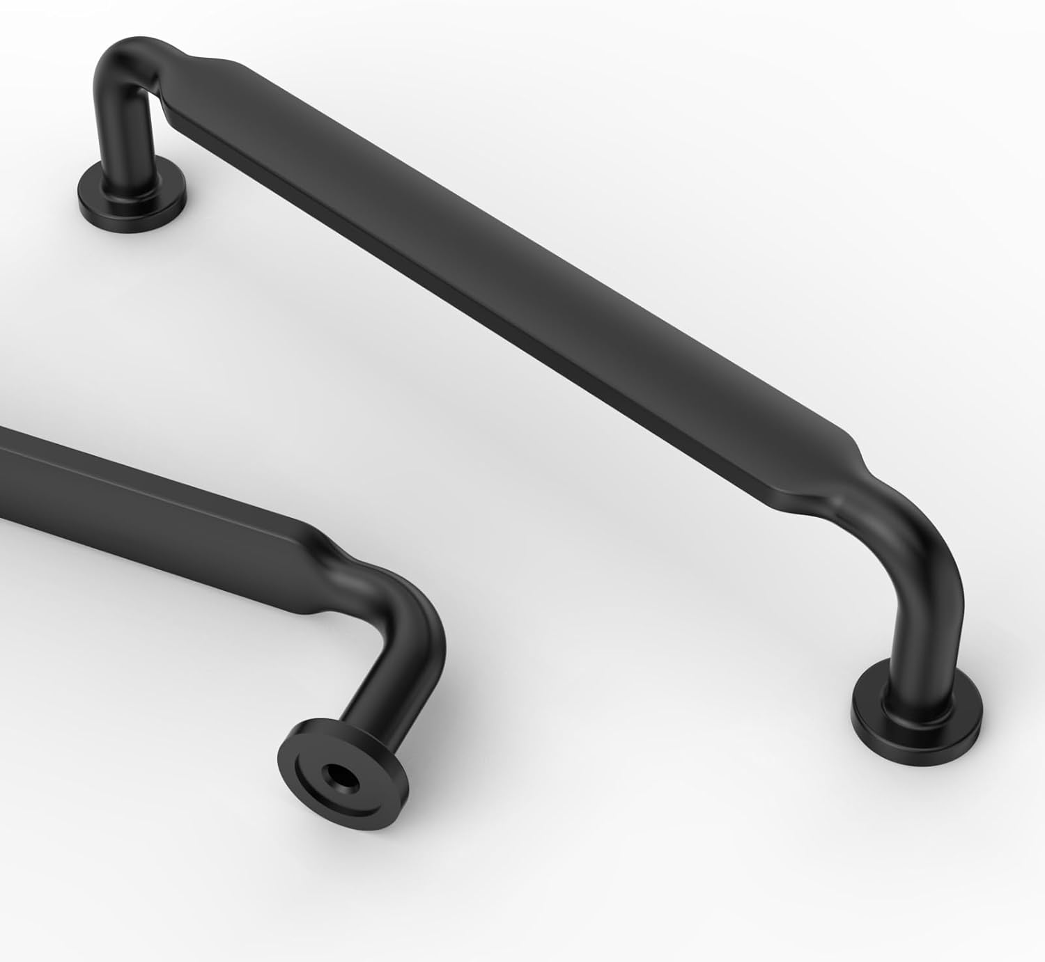 Asidrama 10 Pack 5 Inch Matte Black Kitchen Cabinet Handles
