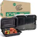 LEOBOX 27oz BPA-Free Plastic To Go Containers for Meal Prep