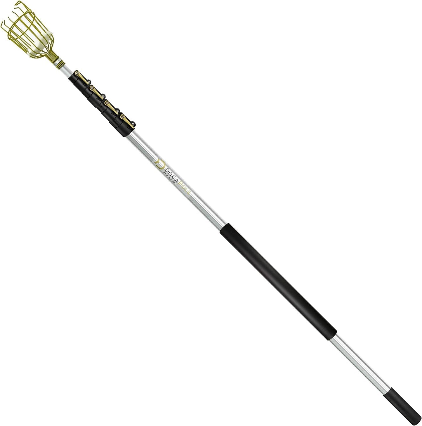 DOCA Gardening Tools 7-30 Ft Extension Pole for Easy Fruit Picking