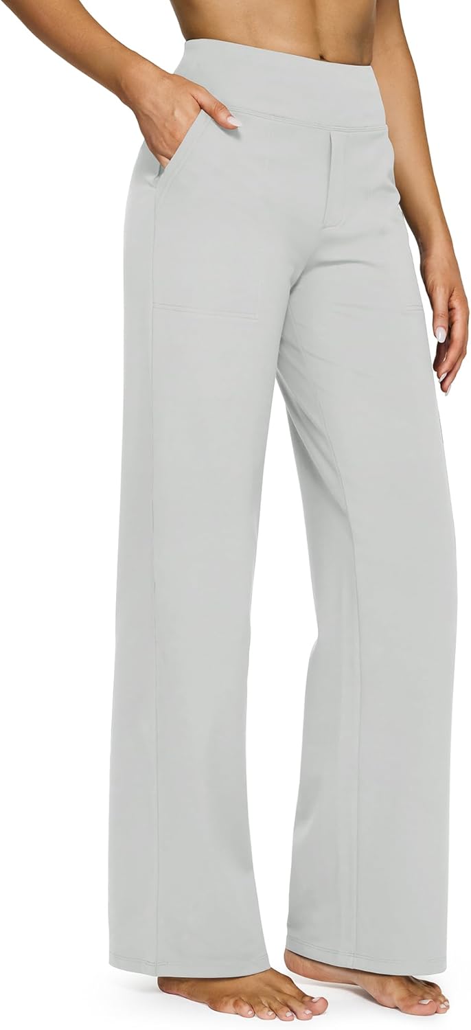 G4Free EverGoing Yoga Pants for Women with Pockets and Comfort