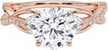 1-3 CT Moissanite Engagement Ring - Custom Handcrafted Option