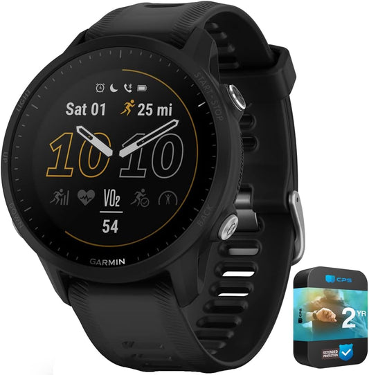 Garmin Forerunner 955 GPS Smartwatch with Enhanced Protection Pack