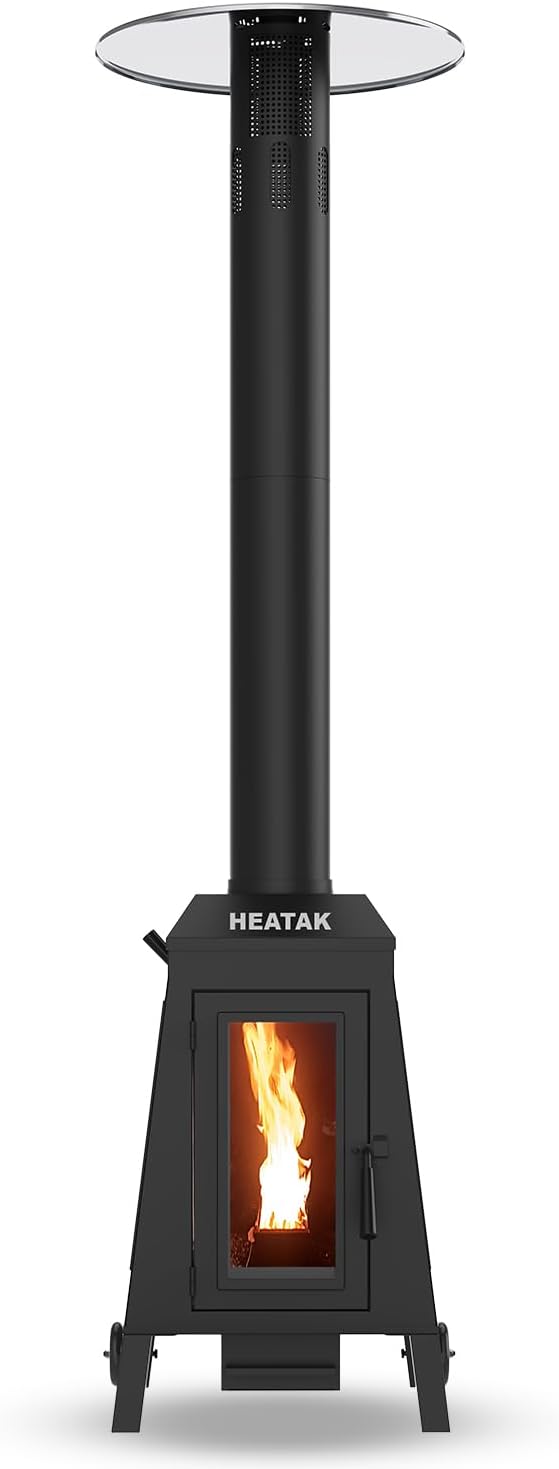 HEATAK 75,000 BTU Wood Pellet Heater - Portable & Powerful