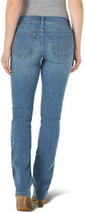 Wrangler Womens Straight Leg Jeans - Classic Mid Rise Western
