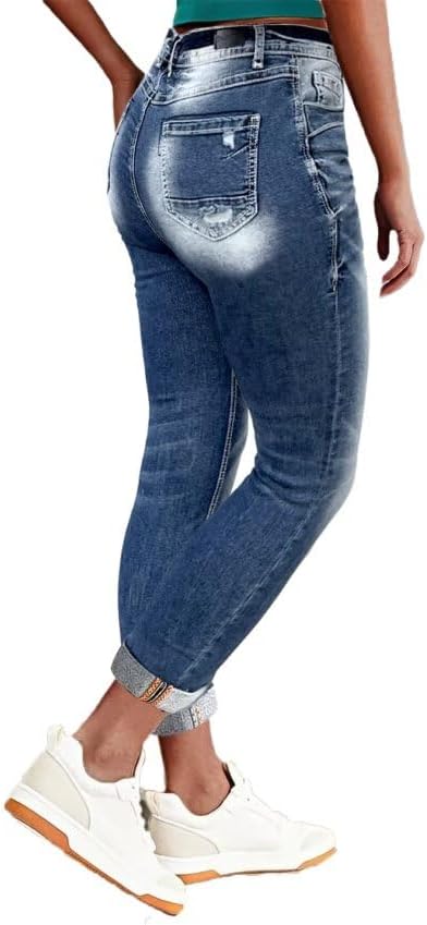 Flamingals Women's Denim Capri Jeans for Trendy Casual Looks